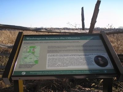 Washington Resumes the Offensive Marker image. Click for full size.
