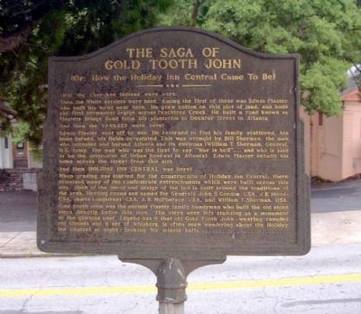 The Saga of Gold Tooth John Marker. Click for full size. The Saga of Gold Tooth John Marker image. Click for full size.