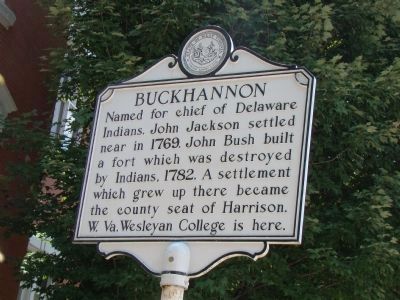Buckhannon Face of Marker. Click for full size. Buckhannon Face of Marker image. Click for full size.