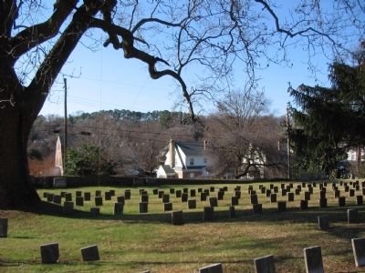 Section of the Cemetery. Click for full size. Section of the Cemetery image. Click for full size.