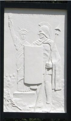 Close-Up of Panel - Upper Right Corner image. Click for full size.