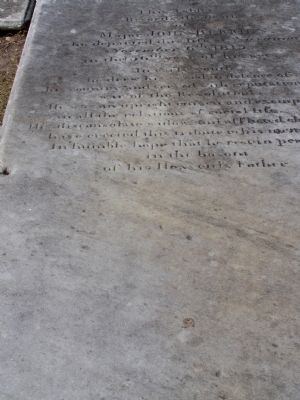 Major John Berrien Tablet, graveside. Click for full size. Major John Berrien Tablet, graveside image. Click for full size.