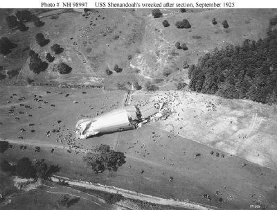 Wreck of the Shenandoah. Click for full size. Wreck of the Shenandoah image. Click for full size.