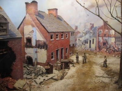 Diorama of Fredericksburg in the Battle image. Click for full size.