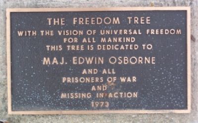 Edwin Osborne Freedom Tree Marker image. Click for full size.