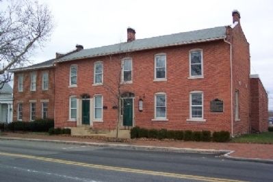 The Sylvester Ranney House and Marker image. Click for full size.
