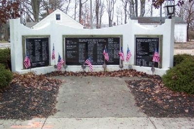 New Albany and Plain Township Veterans and First Responders Memorial Marker. Click for full size. New Albany and Plain Township Veterans and First Responders Memorial Marker image. Click for full size.