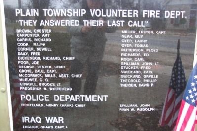 First Responders and Iraq War Panel. Click for full size. First Responders and Iraq War Panel image. Click for full size.