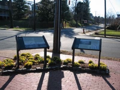 Looking past the Markers up Hanover Street. Click for full size. Looking past the Markers up Hanover Street image. Click for full size.