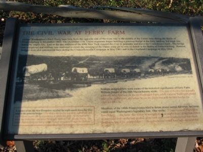The Civil War at Ferry Farm Marker image. Click for full size.