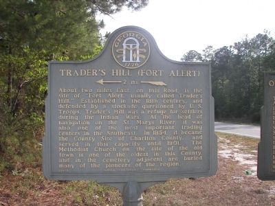 Trader's Hill (Fort Alert) Marker image. Click for full size.