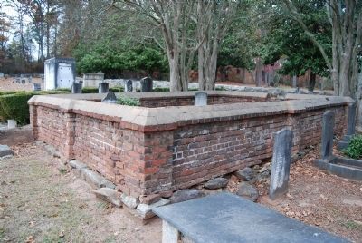 Wall Surrounding the Pickens Family Plot image. Click for full size.
