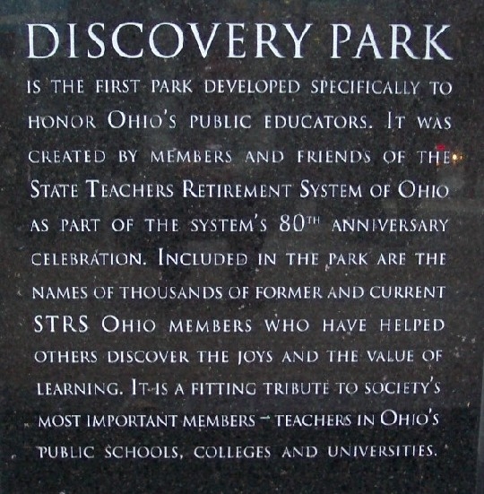 Discovery Park Marker