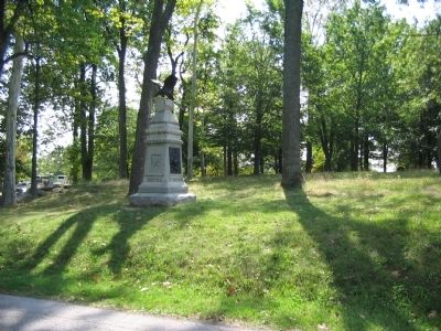 90th Pennsylvania Volunteers Monument. Click for full size. 90th Pennsylvania Volunteers Monument image. Click for full size.
