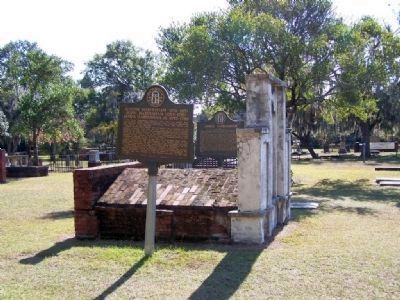 The Habershams marker seen with the family vault. Click for full size. The Habershams marker seen with the family vault image. Click for full size.