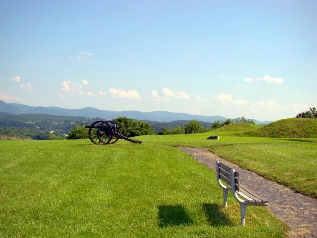 Cannon Overlooking the Valley image. Click for full size.
