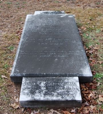 Miller Family Marker<br>Old Stone Church Cemetery<br>Pendleton, S.C. image. Click for full size.