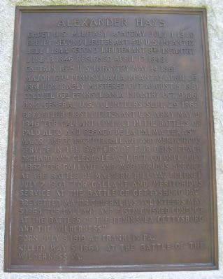 Close up of the Plaque on Front of Monument image. Click for full size.