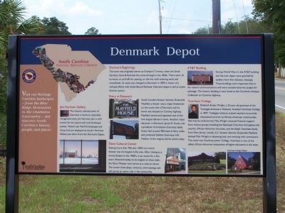 Denmark Depot Marker image. Click for full size.