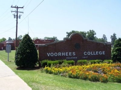 Voorhees College, as mentioned image. Click for full size.