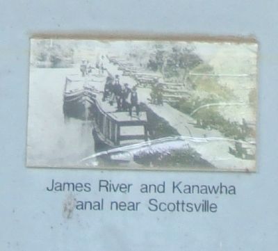 James River and Kanawha Canal near Scottsville image. Click for full size.