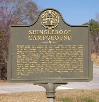 Shingleroof Campground Marker image. Click for full size.