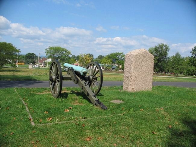 Battery I First U.S. Artillery Position. Click for full size. Battery I First U.S. Artillery Position image. Click for full size.