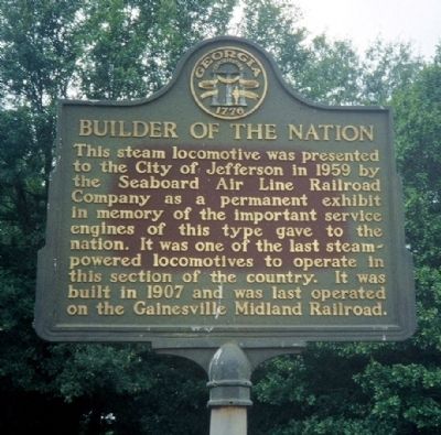 Builder of the Nation Marker. Click for full size. Builder of the Nation Marker image. Click for full size.