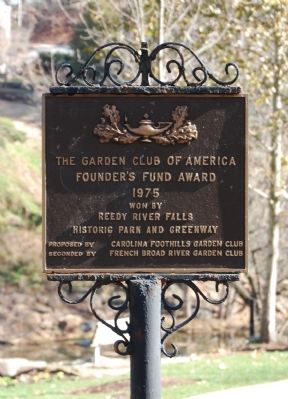 Garden Club of America Founder's Fund Award. Click for full size. Garden Club of America Founder's Fund Award image. Click for full size.