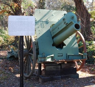 6 inch Field Howitzer Model of 1908 and Marker image. Click for full size.