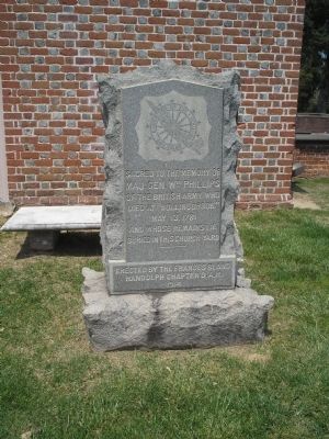 Grave of British Gen. Phillips image. Click for full size.