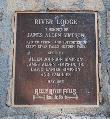 River Lodge Marker image. Click for full size.