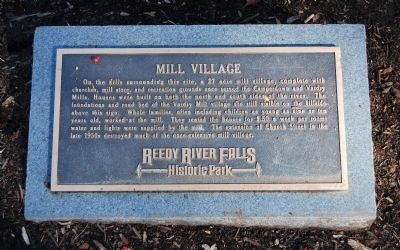 Mill Village Marker image. Click for full size.