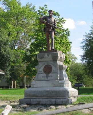 111th New York Infantry Monument. Click for full size. 111th New York Infantry Monument image. Click for full size.