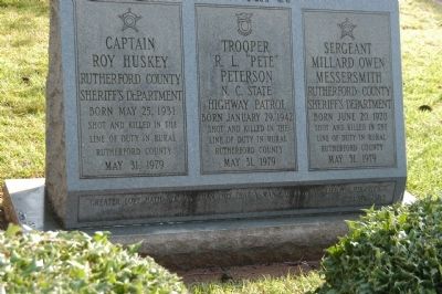 Police Memorial Marker. Click for full size. Police Memorial Marker image. Click for full size.