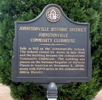 Johnstonville Historic District Marker. Click for full size. Johnstonville Historic District Marker image. Click for full size.
