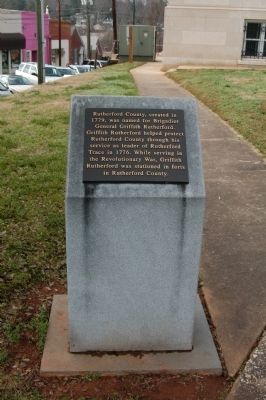 Rutherford County Marker image. Click for full size.