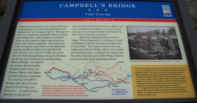 Campbell's Bridge Marker image. Click for full size.