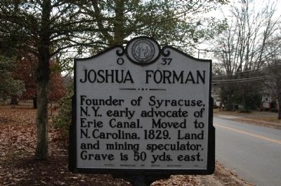 Joshua Forman Marker image. Click for full size.