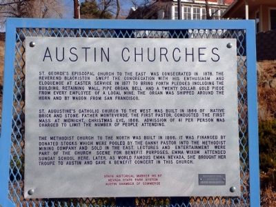 Austin Churches Marker image. Click for full size.