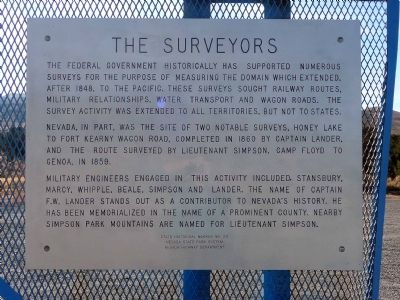 The Surveyors Marker. Click for full size. The Surveyors Marker image. Click for full size.