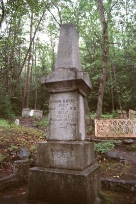Gravesite of Frank Reid - Hero of Skagway image. Click for full size.