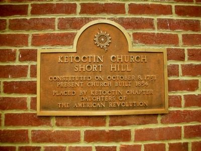 Ketoctin Baptist Church Marker image. Click for full size.