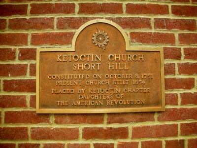Ketoctin Baptist Church Marker. Click for full size. Ketoctin Baptist Church Marker image. Click for full size.