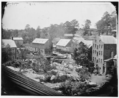Wartime Photo of Ettrick and the Mills image. Click for full size.