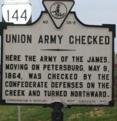 Union Army Checked Marker image. Click for full size.