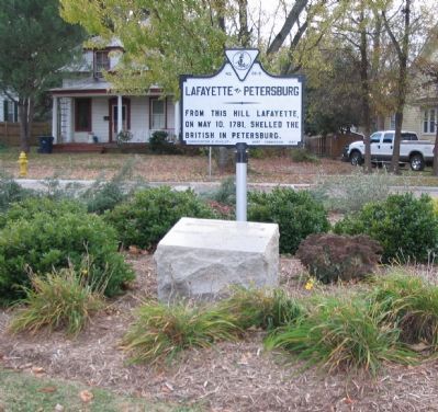 Lafayette At Petersburg Marker. Click for full size. Lafayette At Petersburg Marker image. Click for full size.