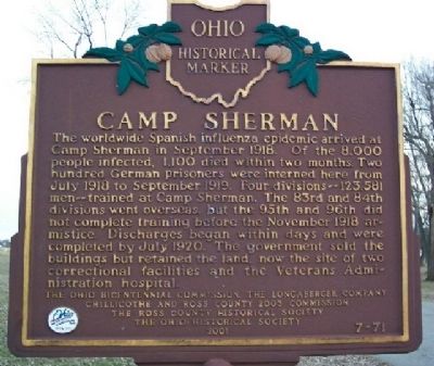 Camp Sherman Marker (Side B) image. Click for full size.