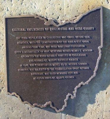 Irish Cultural Influence Marker. Click for full size. Irish Cultural Influence Marker image. Click for full size.