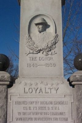 Enderlin's Civil War Memorial image. Click for full size.
